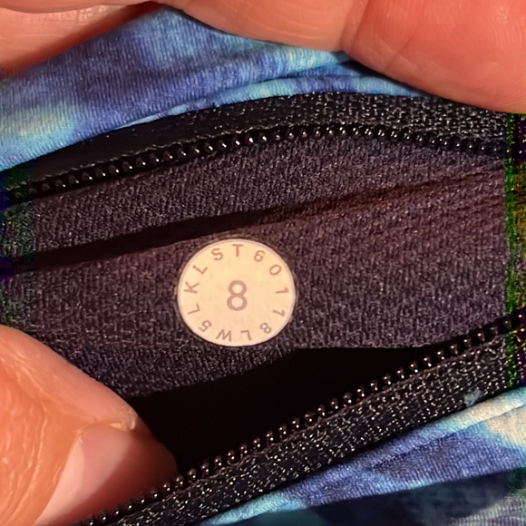 LULULEMON "Speed Wunder Under" Teal Blue Leggings-8 - Picture 4 of 4